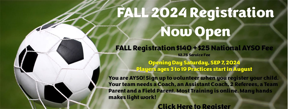 Fall Registration 2024