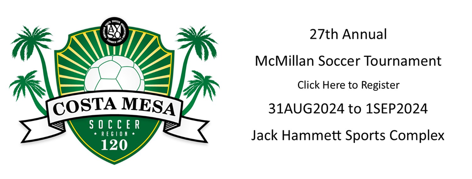 McMillan Soccer Tournament- CLICK HERE TO REGISTER